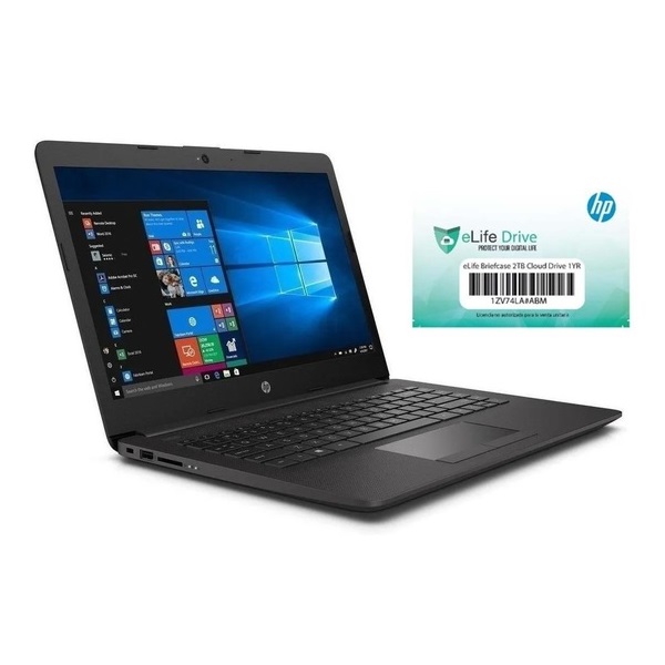 Laptop HP 240 G7, 14 Pulgadas Core i3 con 4GB RAM, Disco Duro 500GB (151D3LT) + eLife Drive 2TB