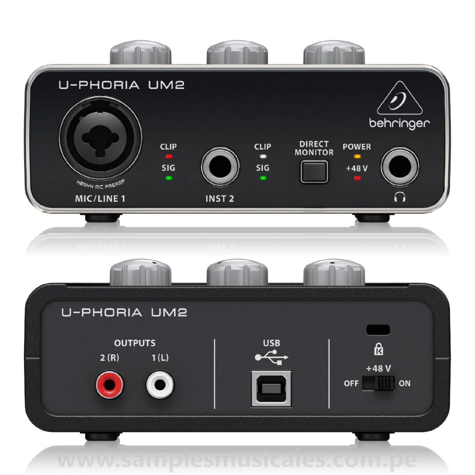 Interfase De Audio 1X1 USB Behringer UPHORIA UM2