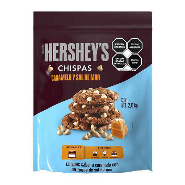 Chispas De Caramelo y Sal Del Mar Hersheys 2.5 Kg