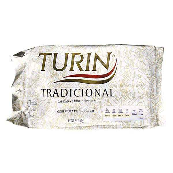 Chocolate semiamargo Turin Marqueta 6 Kg