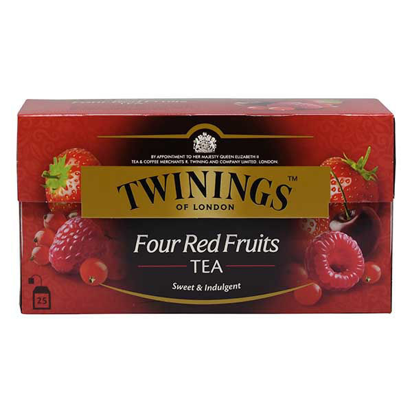 Te Negro Frutas Rojas Twinings paquete 25 sobres