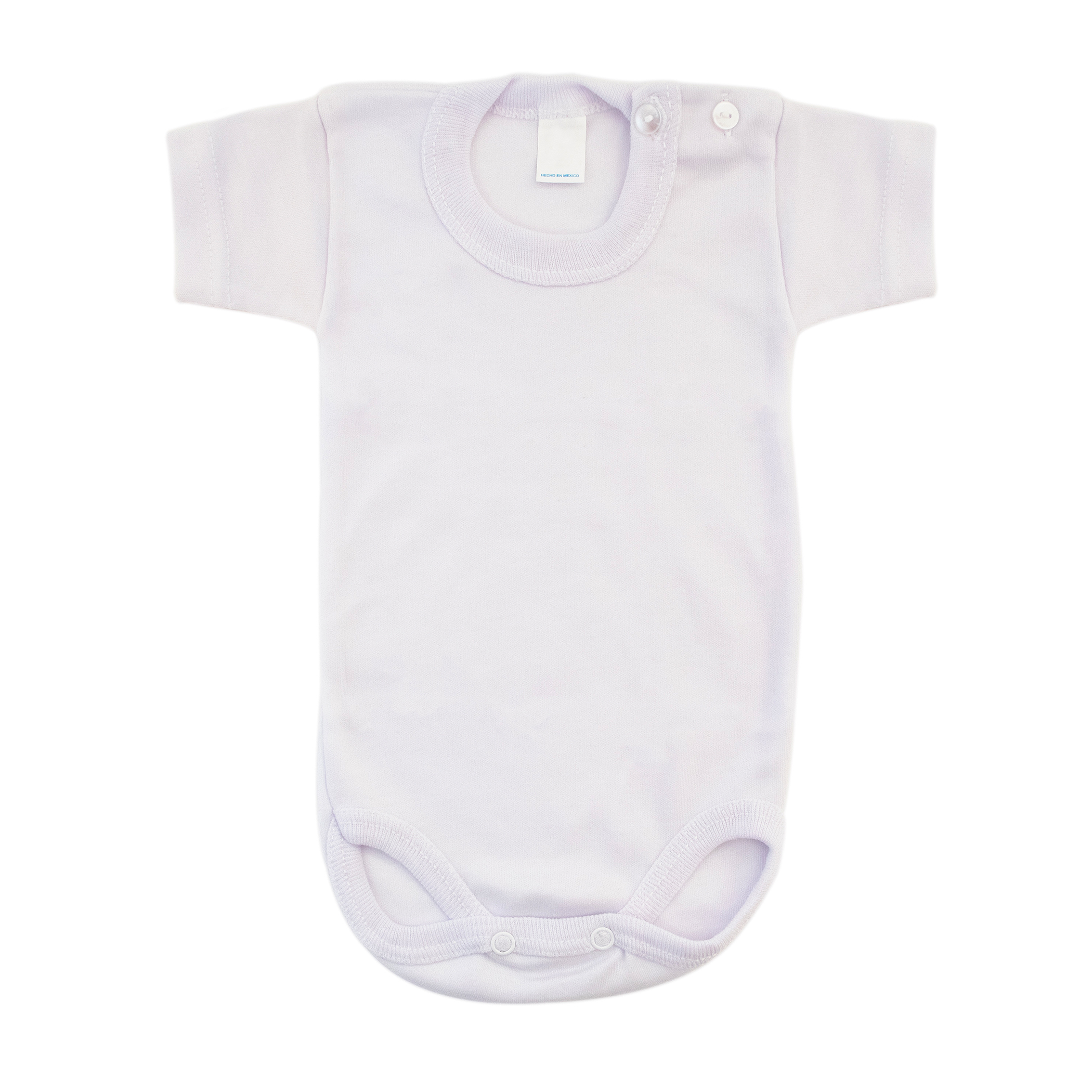 Set 12 Pañaleros Blanco Manga Corta Para Recién Nacido