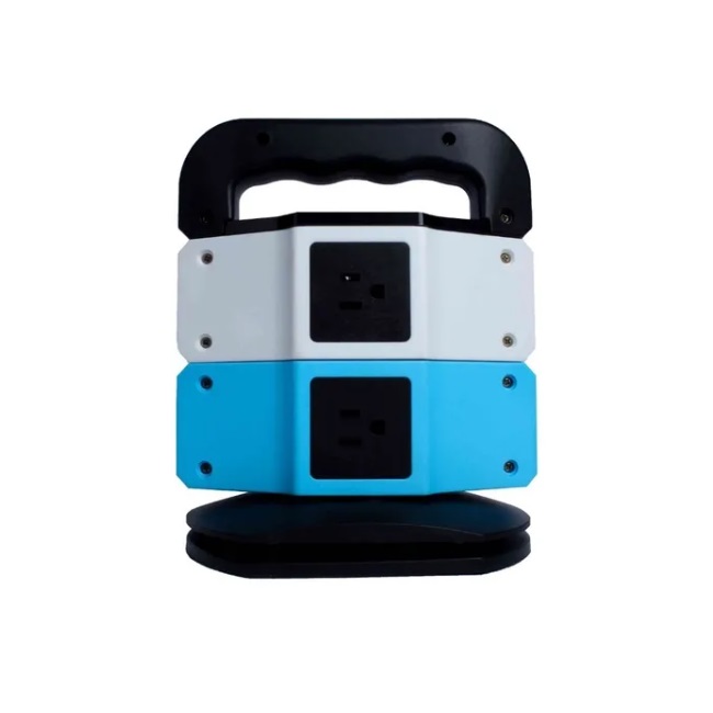 Torre Multicontacto 5contactos,2usb Para Escritorio,portatil .