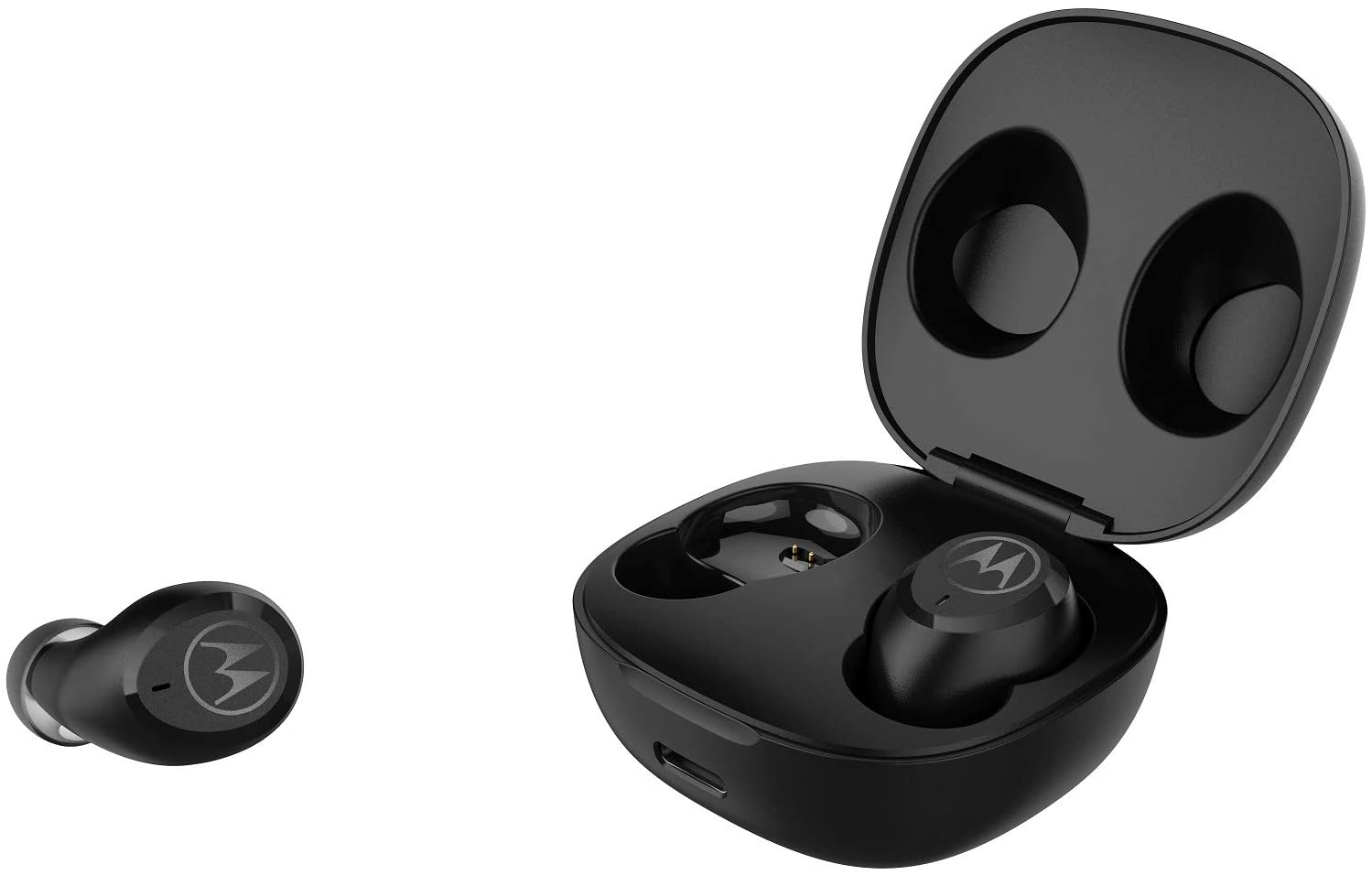 Audífonos Bluetooth Moto Buds Charge Motorola Ipx5 Negro