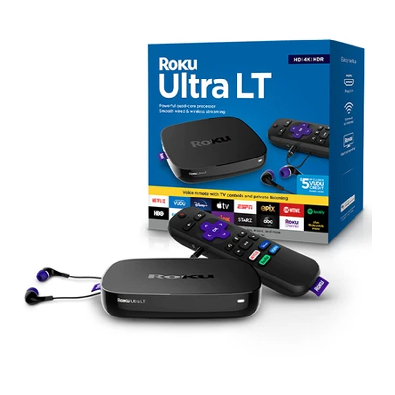 TVBOX ROKU LT ULTRA 4K 4662RW STREAMING MEDIA PLAYER