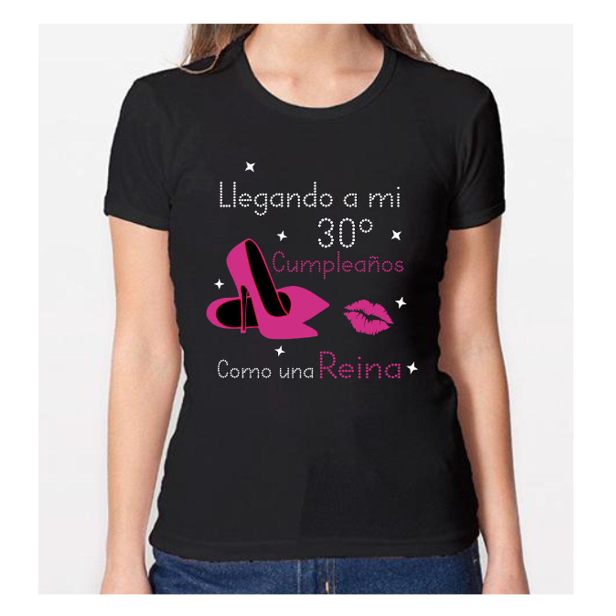 PLAYERA LLEGANDO A MI CUMPLEAÑOS COMO UNA REINA 