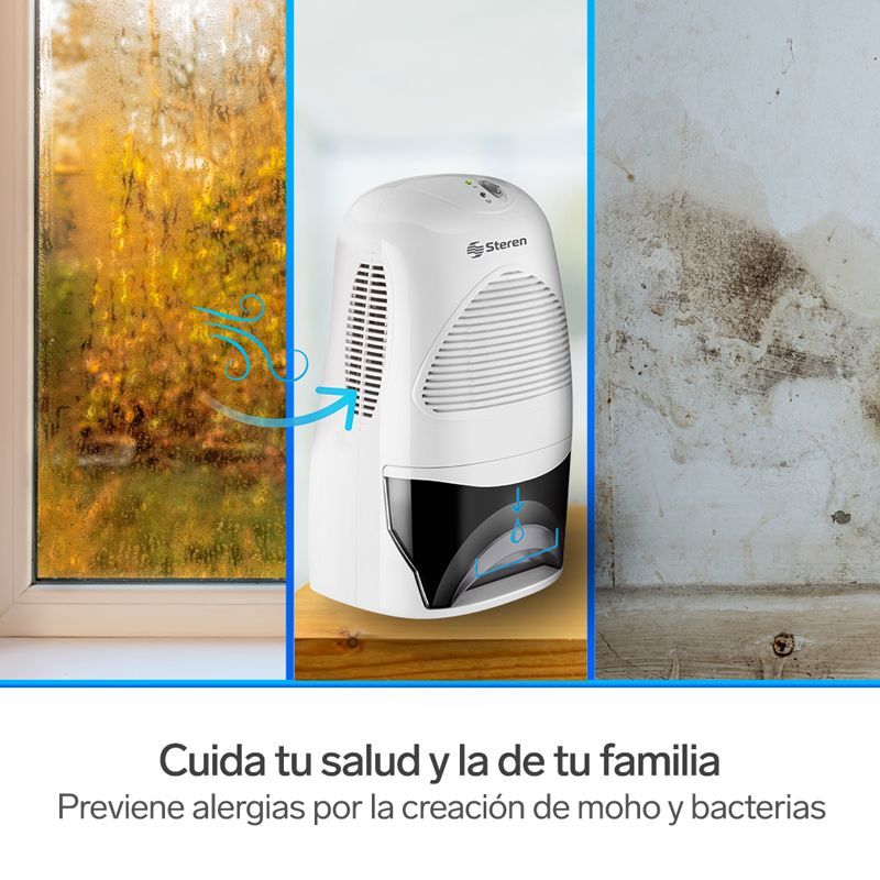 Deshumidificador electrónico Steren con tanque de 2 L AIR-250