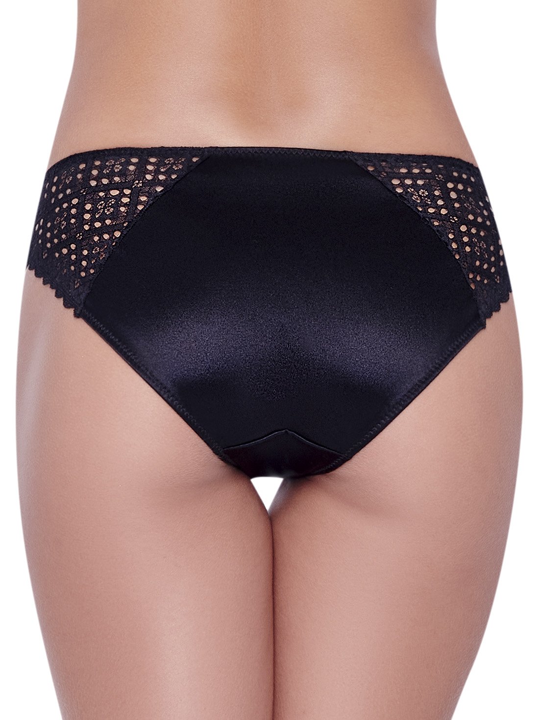 Sexy Coordinado Brasier Y Panty En Satín Y Encaje 70002-1236