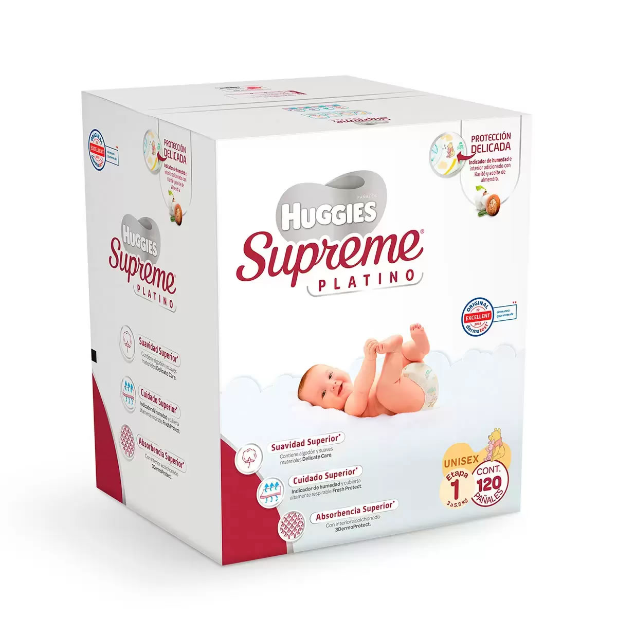 Pañales Unisex Etapa 1 Huggies Supreme 655286 CST