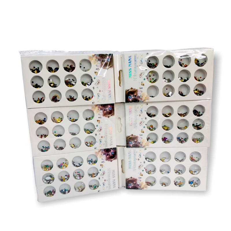 Decoración Para Uñas Adornos Decorativos Surtido Mxto Nail Art 