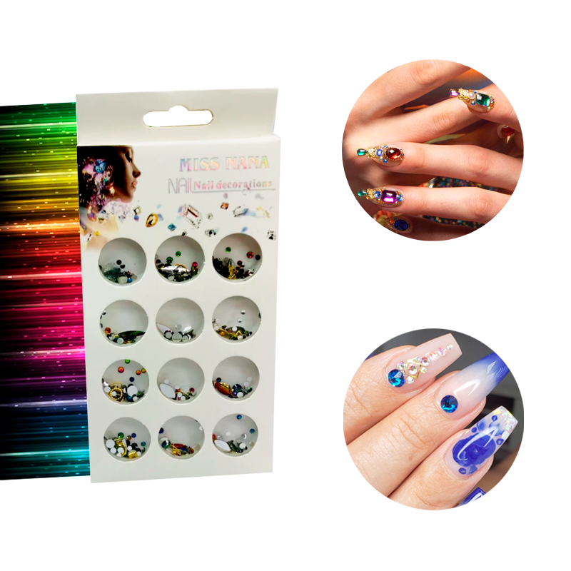 Decoración Para Uñas Adornos Decorativos Surtido Mxto Nail Art 