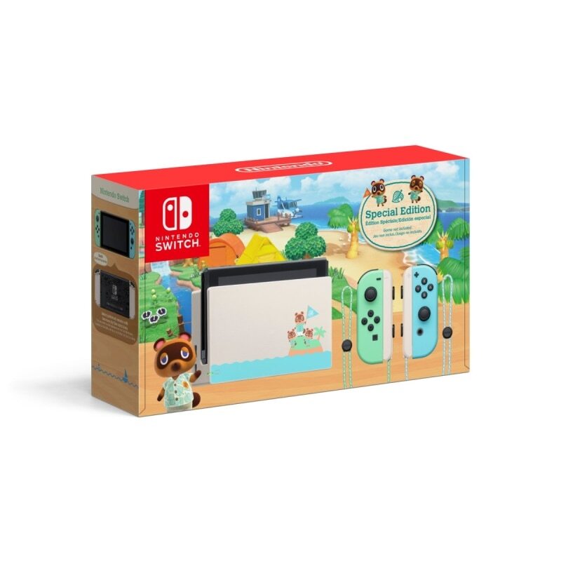 Nintendo Switch Neon + Animal Crossing + 3 Meses Nintendo Online