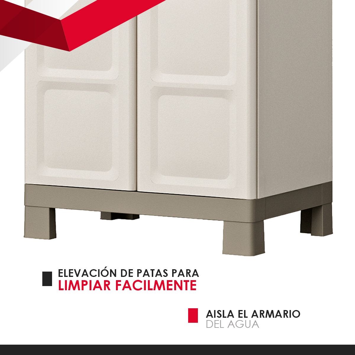 Armario Excellence Alto Keter Organizador Con Repisas