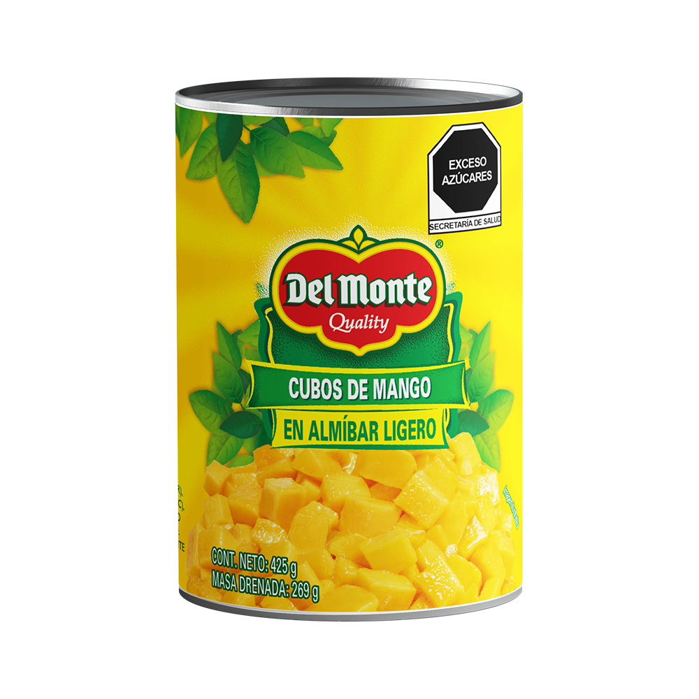 Cubos de Mango en Almíbar Del Monte 425g