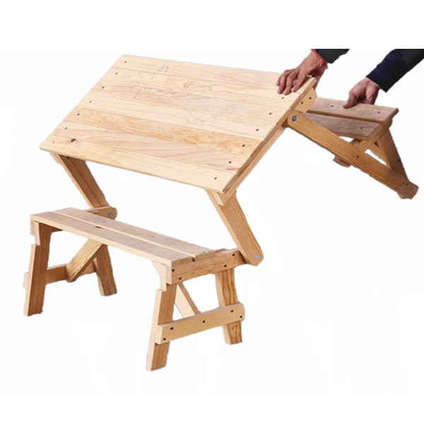 Mesa Banca Convertible Plegable Multiusos Para Niños