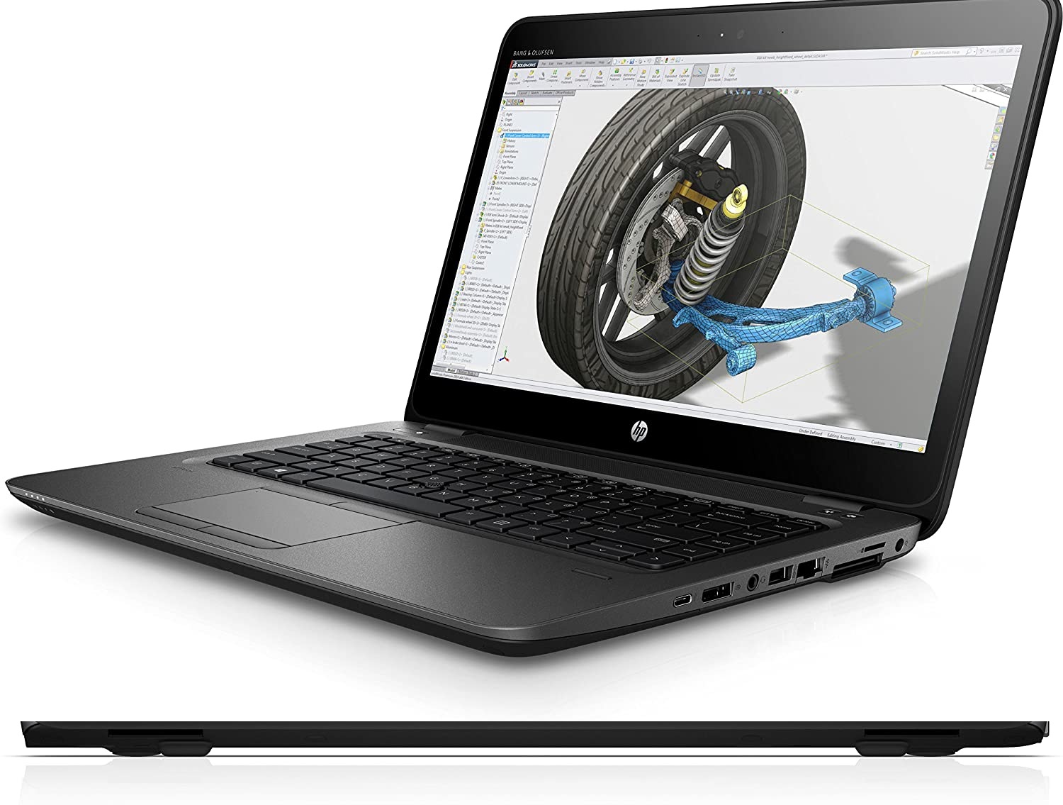 Laptop Workstation HP ZBook 14U G4- Core i5 7pma Gen-16GB Ram-1TB HDD-WINDOWS 10 Pro-Equipo Clase A Reacondicionado.