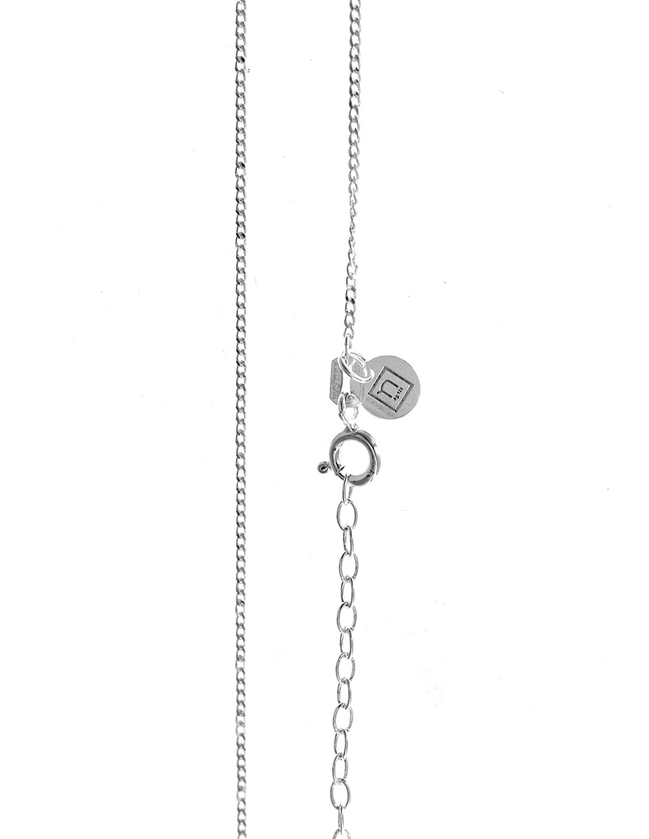 Dije Colibrí de Origami En Plata