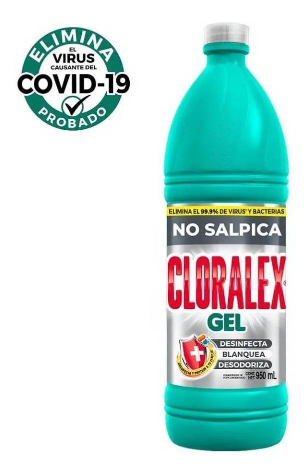 Cloralex Blanqueador Gel Botella 950 Ml Caja De 12 Piezas