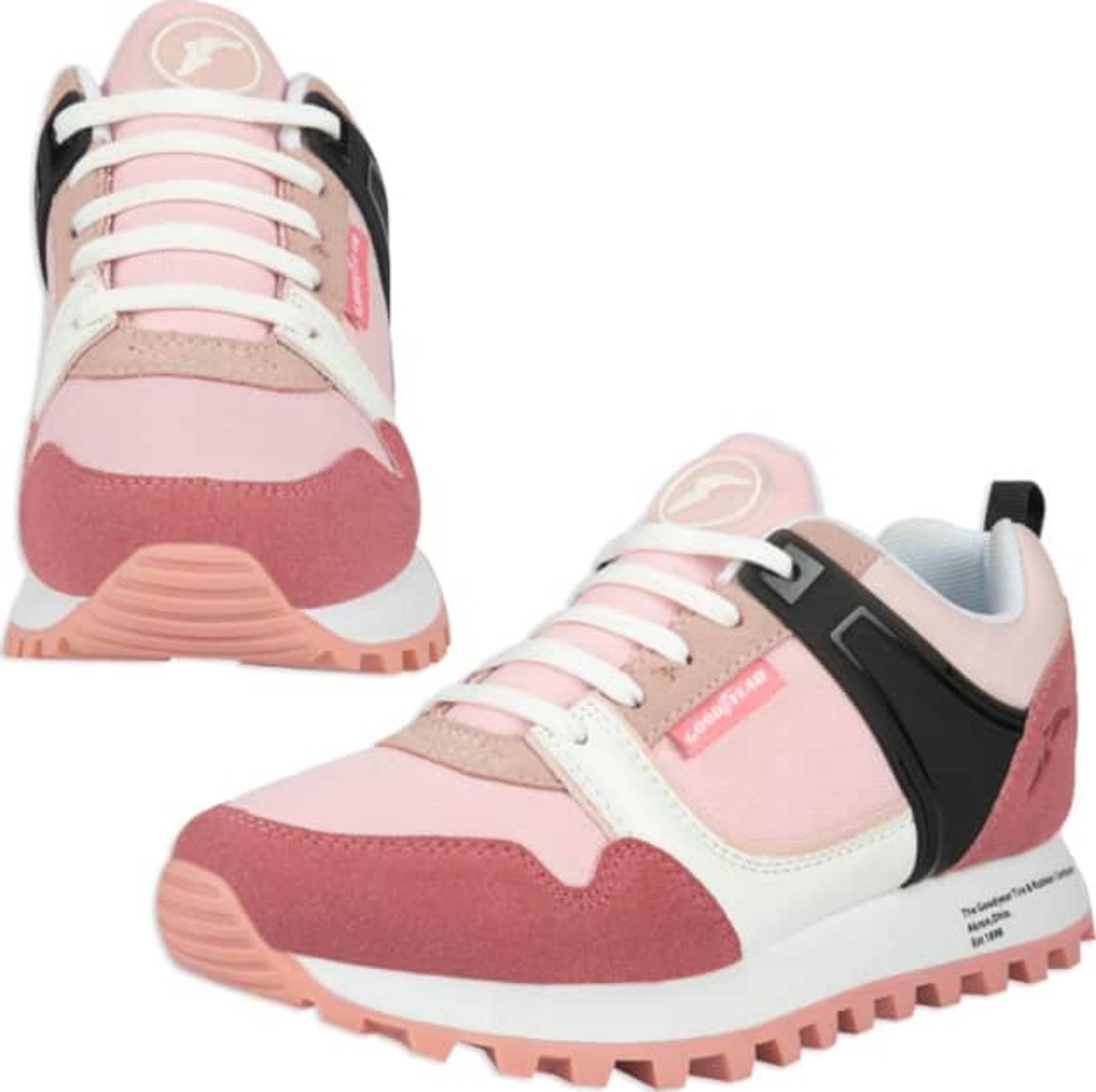 TENIS CASUAL URBANO PARA MUJER COLOR ROSA CHOCLO GOODYEAR 389Y