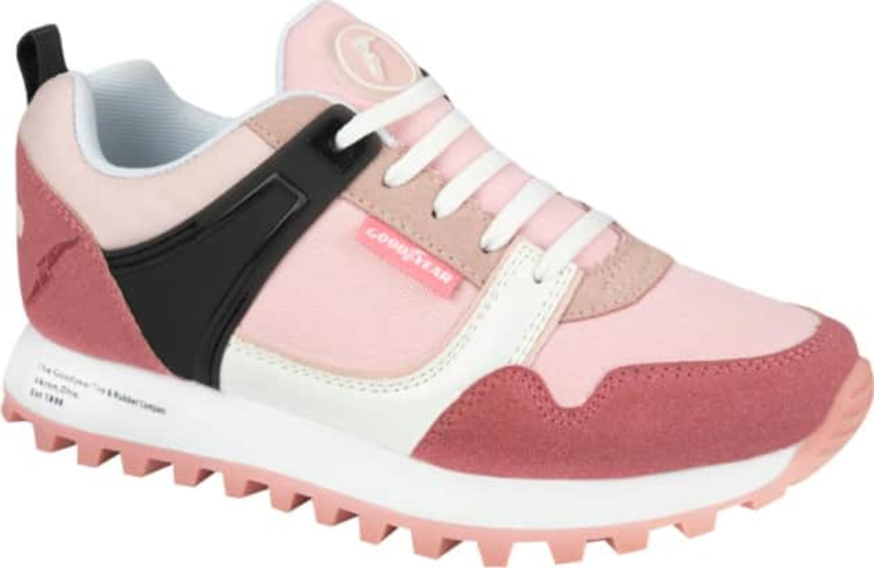 TENIS CASUAL URBANO PARA MUJER COLOR ROSA CHOCLO GOODYEAR 389Y