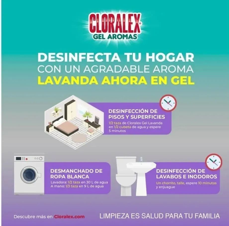 Cloralex Gel Aromas 10 Litros