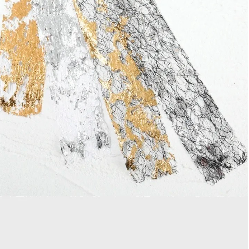 Papel Foil Oro/plata Para Decoracion De Uñas.