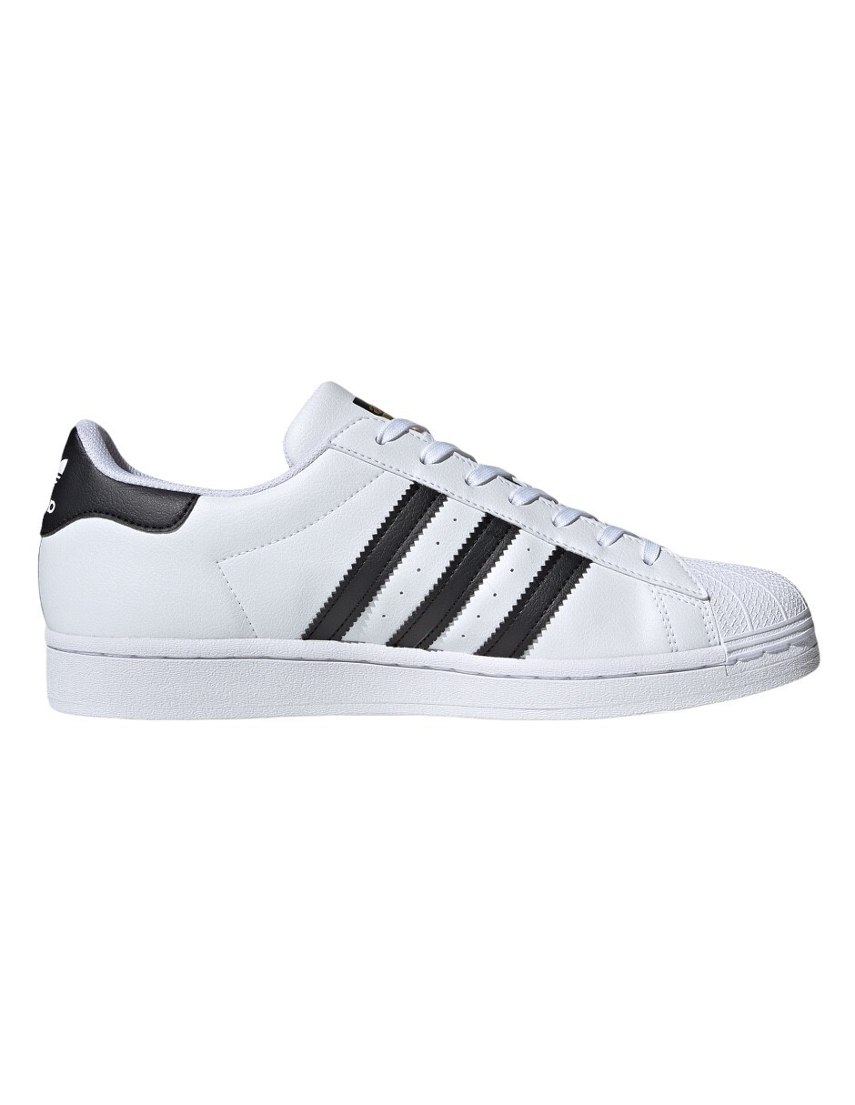 TENIS ADIDAS SUPERSTAR FOUNDATION VEGAN BLANCO CON NEGRO (FW2295)