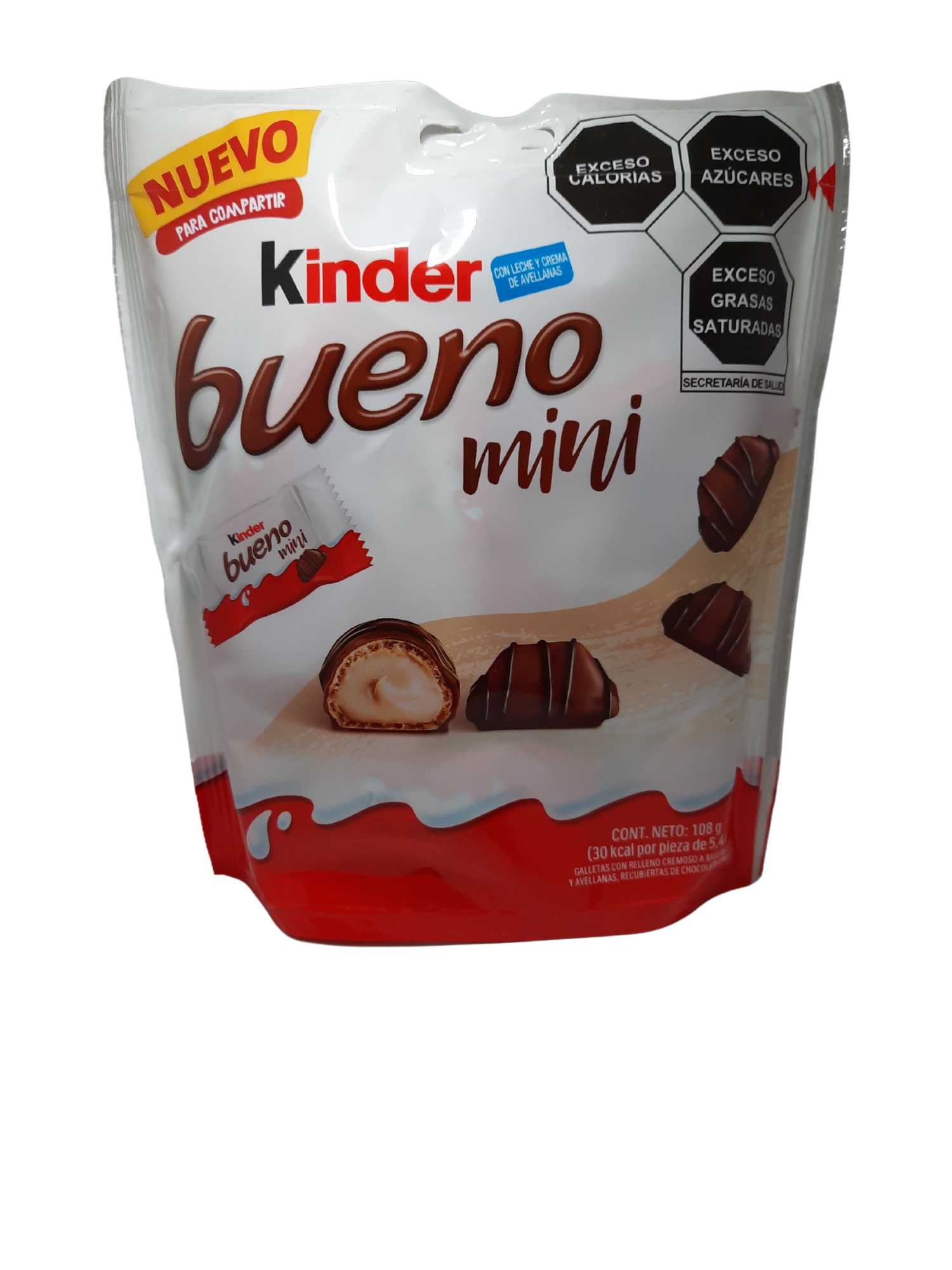 Chocolate Kinder Bueno Mini 20 Pz 108 g