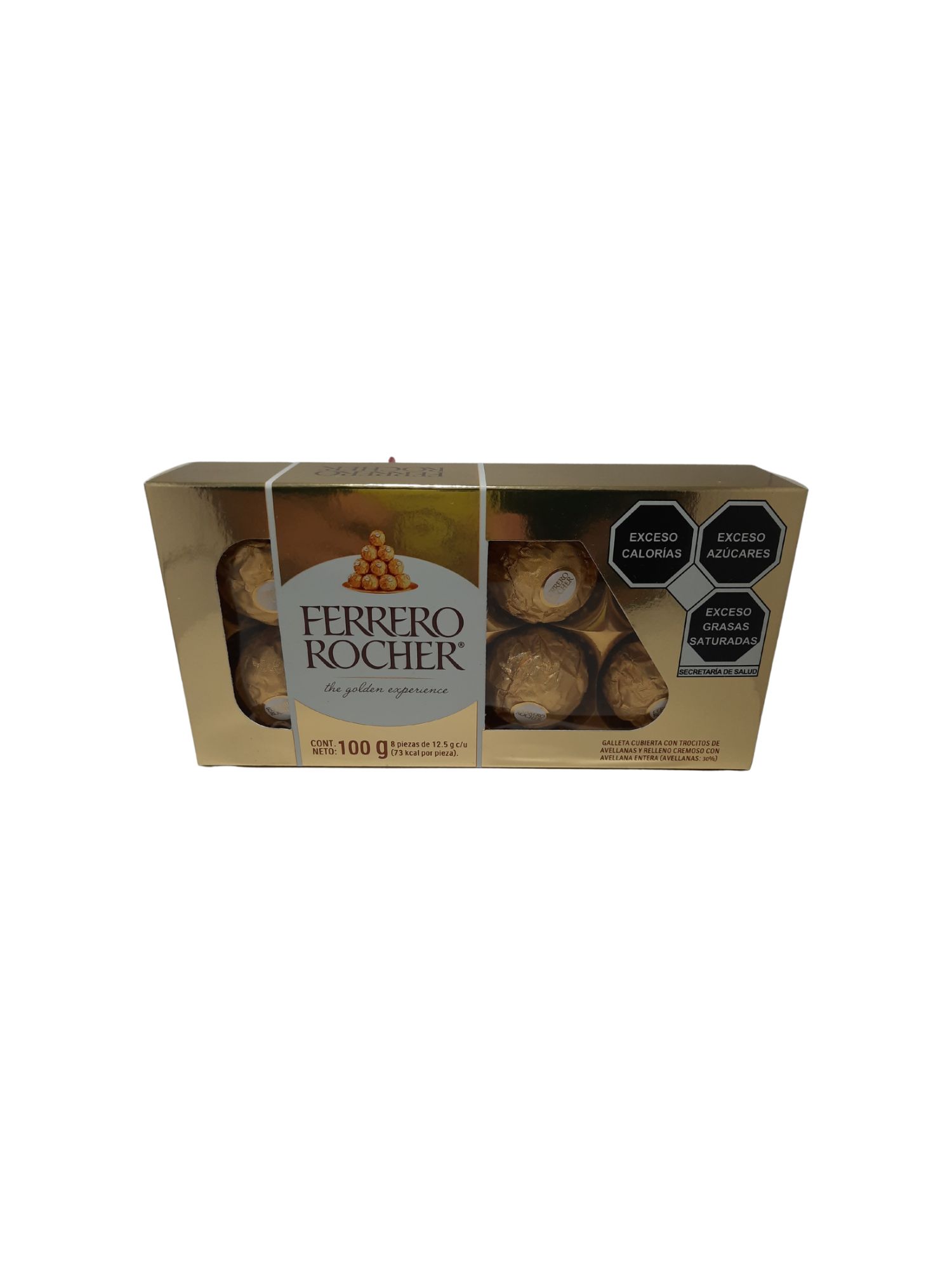Chocolate Ferrero Rocher 8 Pz 100 g