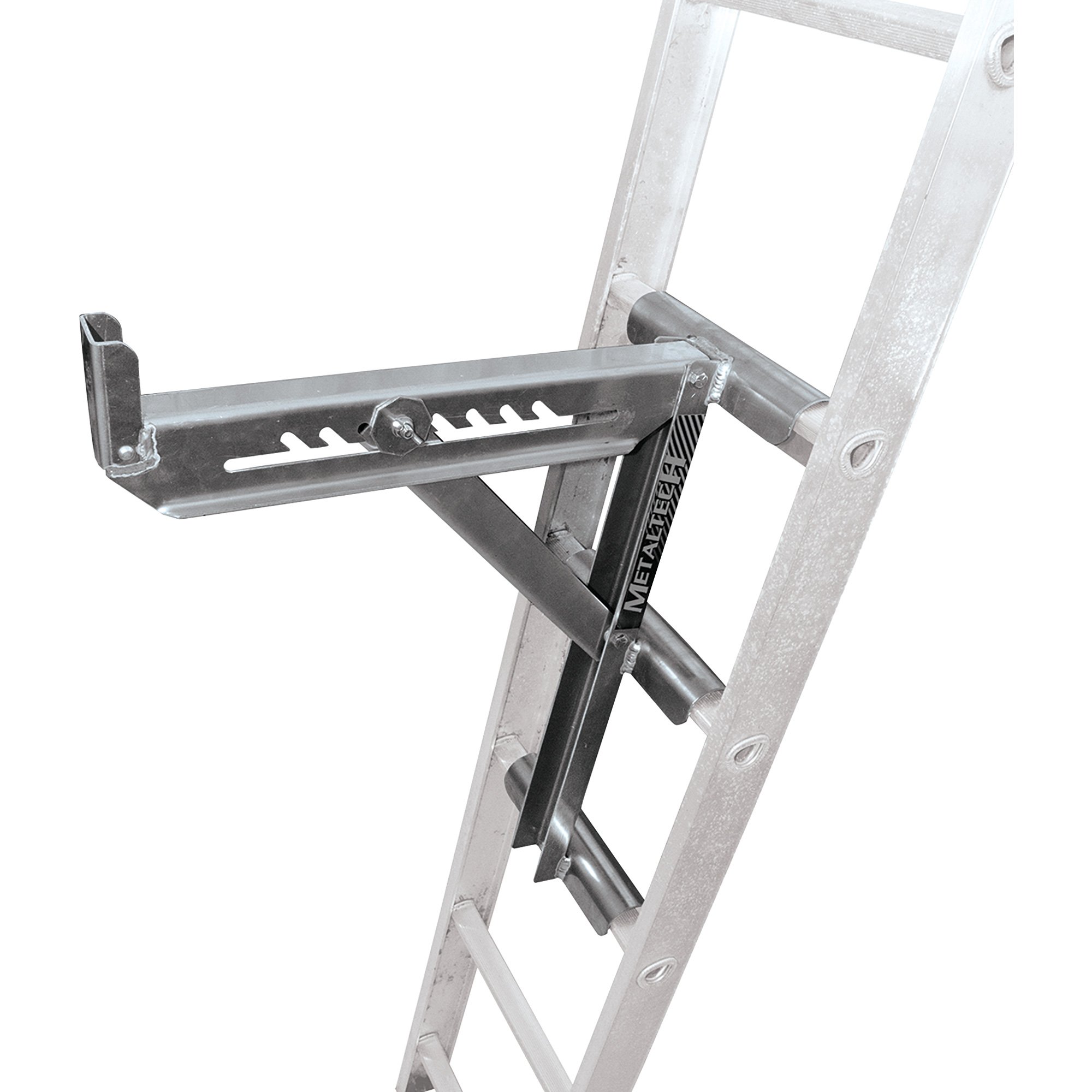 Gato soporte p/andamio en  escalera de 3 peldaños Metaltech - Paquete de 2