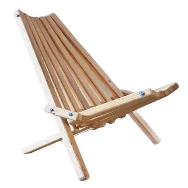 Silla Abanico De Madera Plegable Jardin Casa Adulto