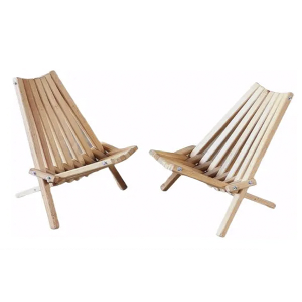 Silla Abanico De Madera Plegable Jardin Casa Adulto