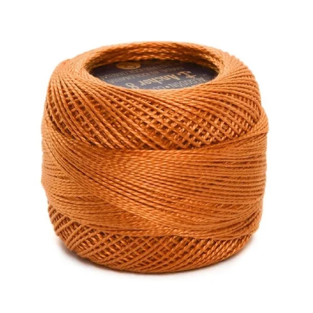 Caja 10 Pzs Coats Hilo Algodón Egipcio Giza Anchor Perlé