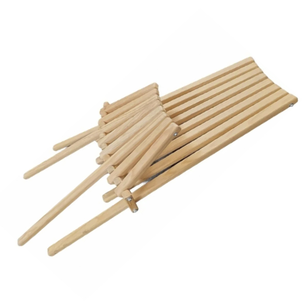 Silla Abanico De Madera Plegable Jardin Casa Adulto