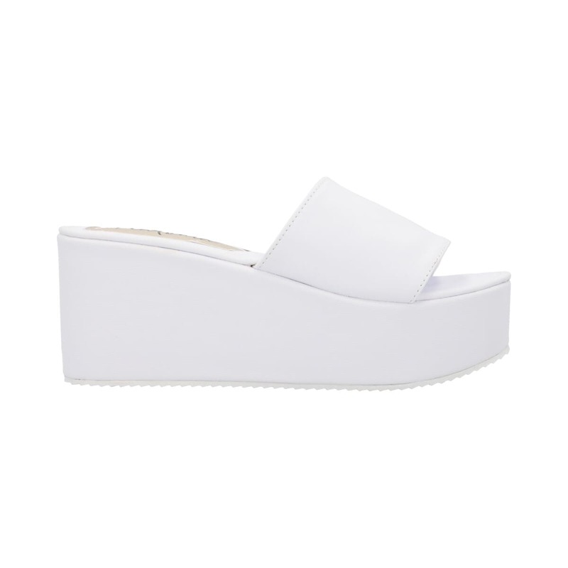 Sandalia De Plataforma Casual Blanco Para Mujer
