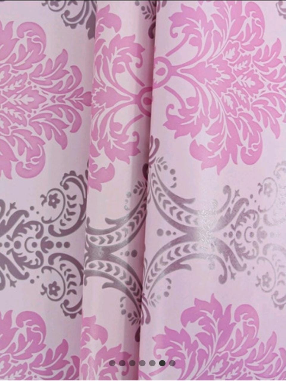 PAPEL TAPIZ VINIL CON ADHESIVO ROLLO 10 M ROSA