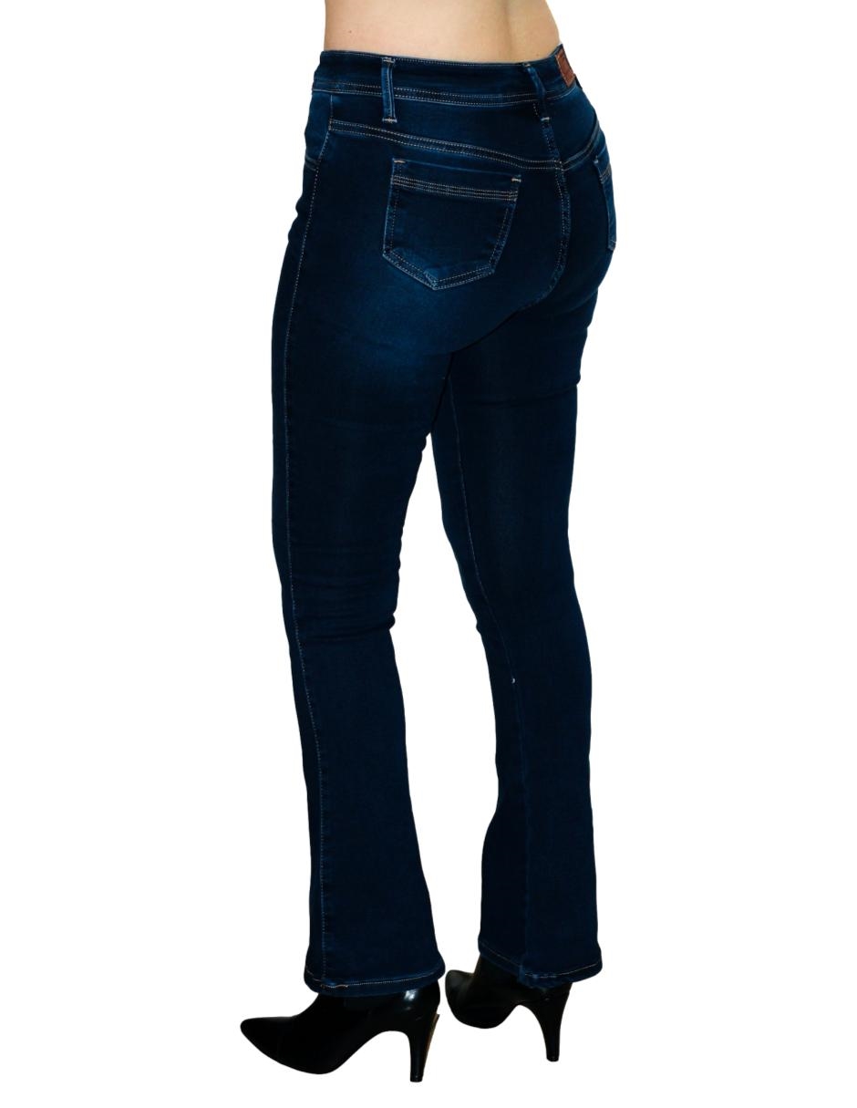 Jeans pantalon mezclilla Naranja acampanado rasgado roto destruccion mujer