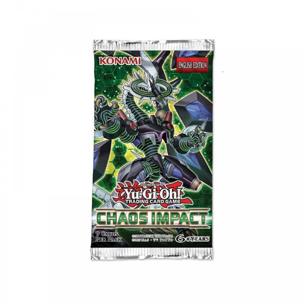 Yugioh Chaos Impact Sobre con 9 cartas - KONAMI