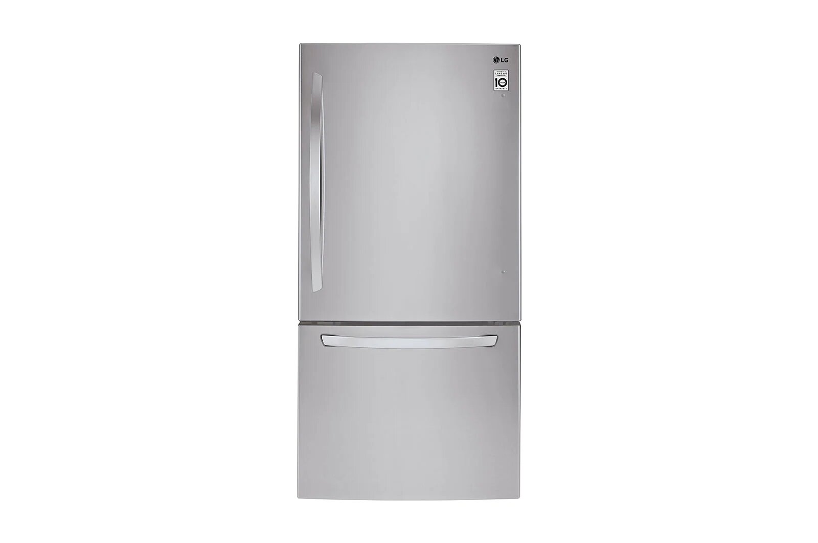 Refrigerador LG GB22BGS 22 Pies Bottom Freezer Acero