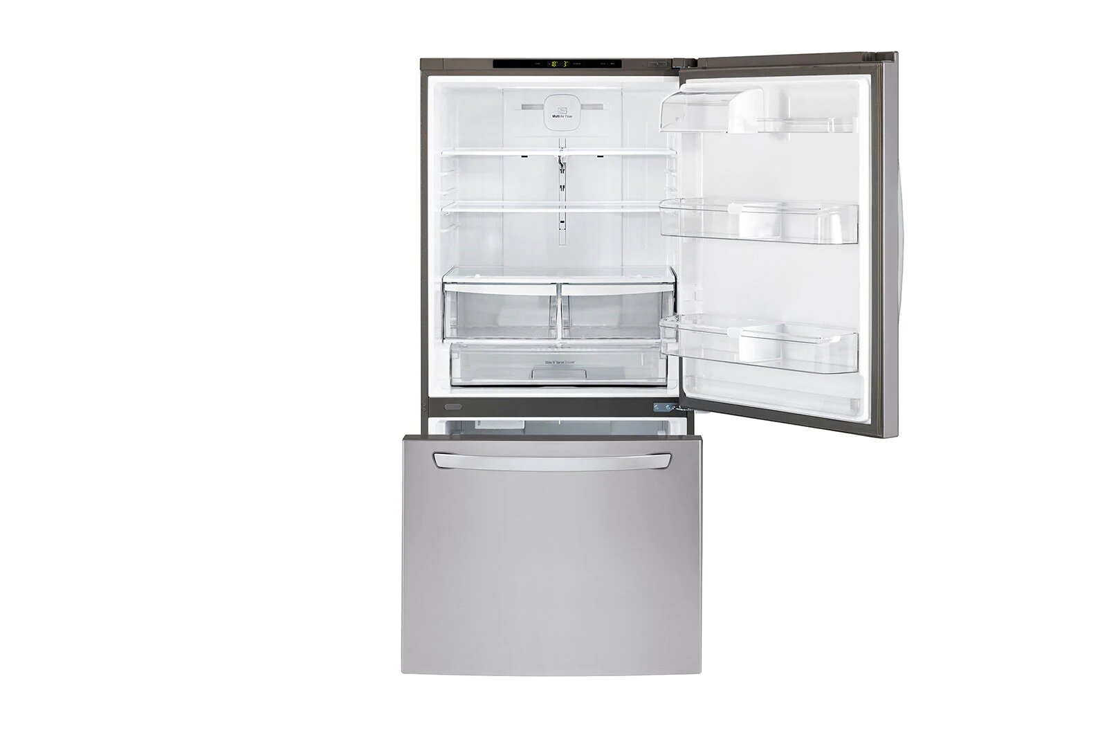 Refrigerador LG GB22BGS 22 Pies Bottom Freezer Acero