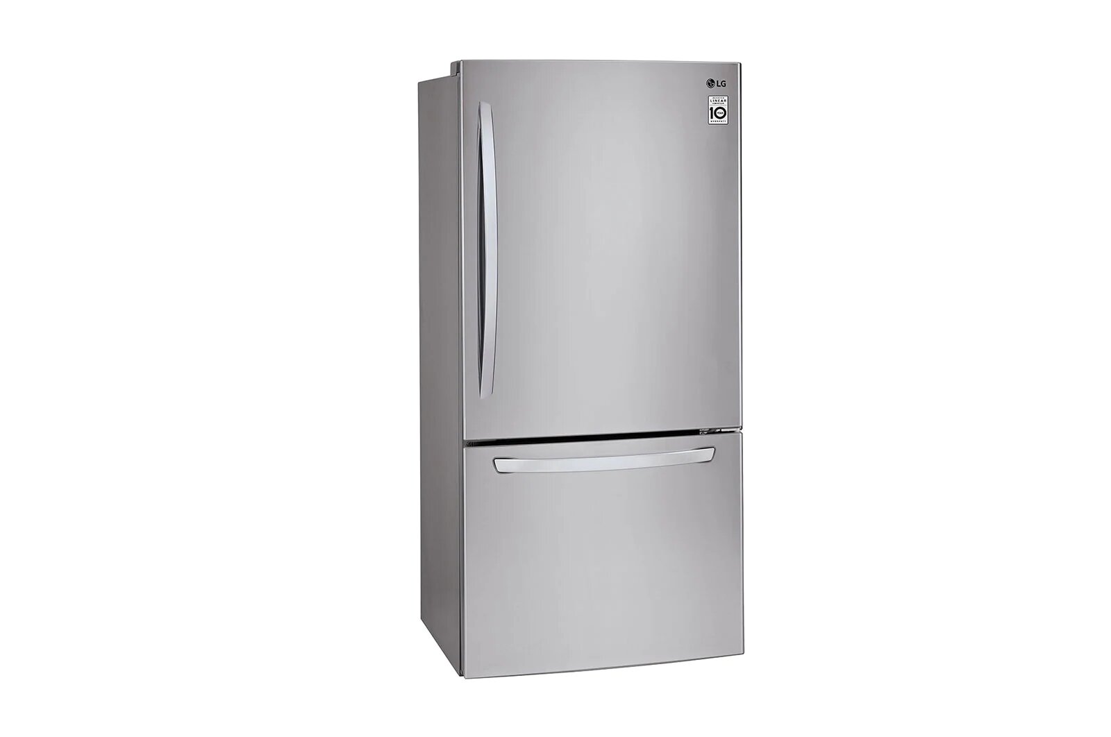 Refrigerador LG GB22BGS 22 Pies Bottom Freezer Acero