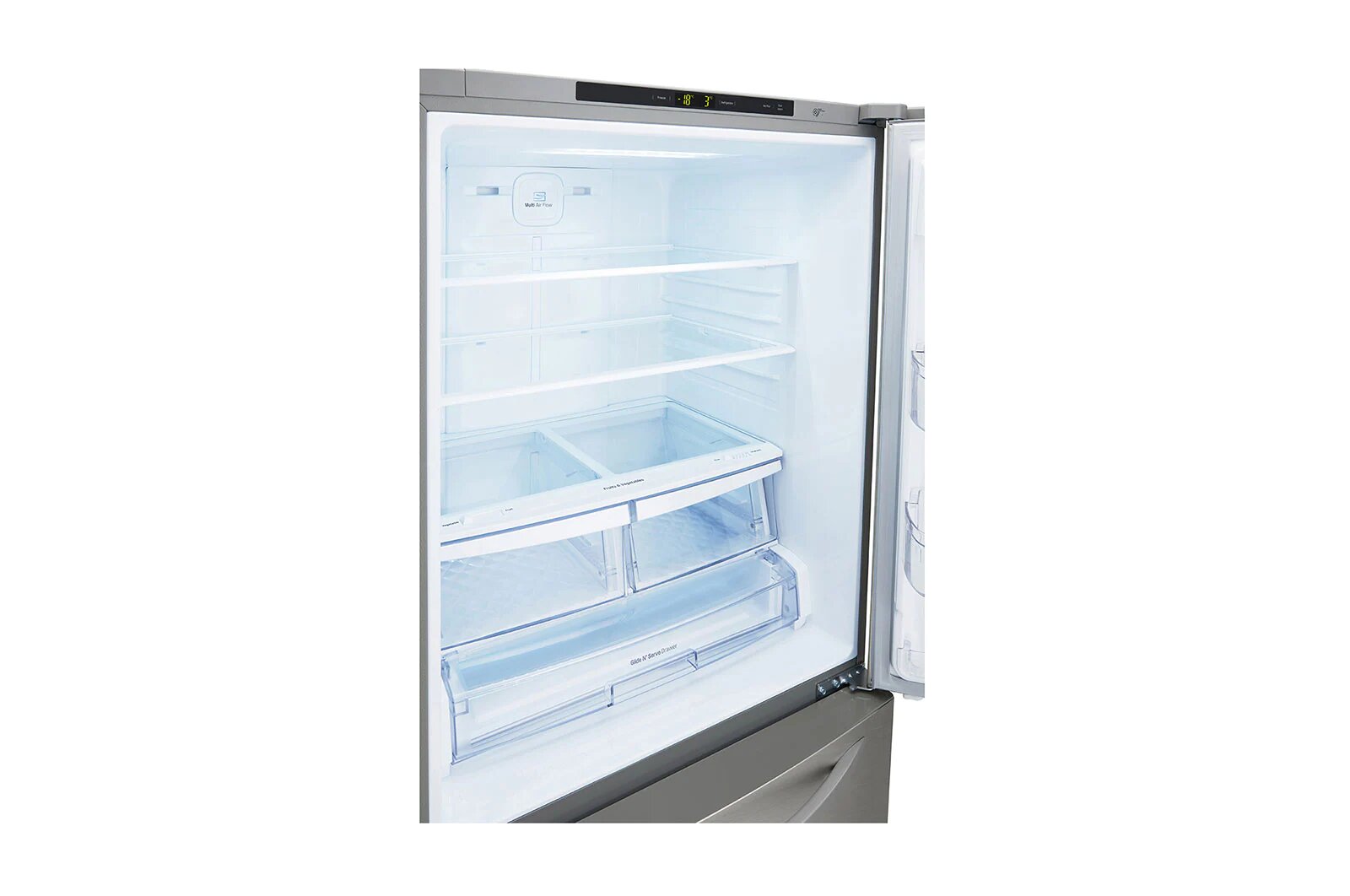 Refrigerador LG GB22BGS 22 Pies Bottom Freezer Acero