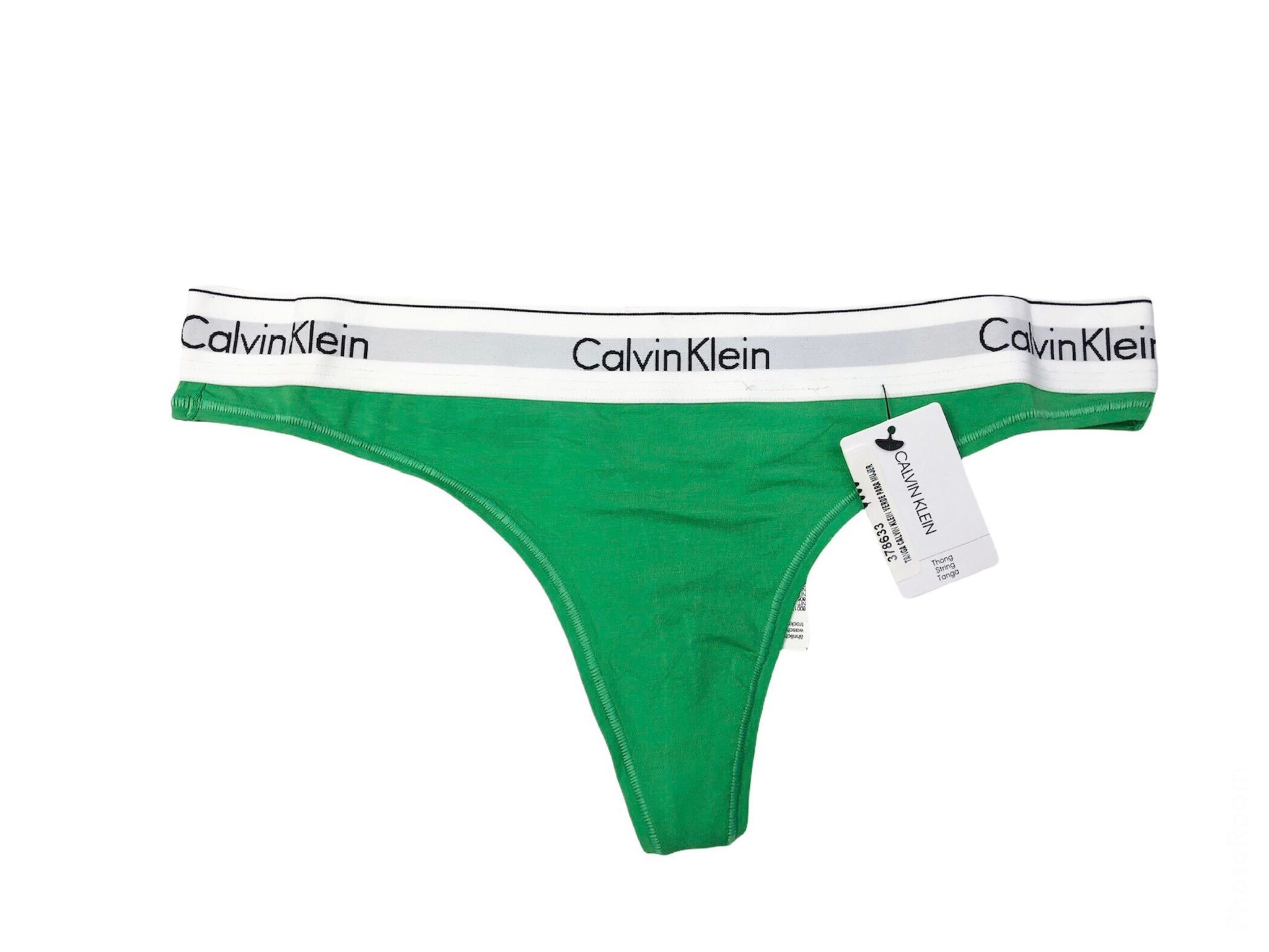 Tanga Calvin Klein color verde de dama 100% original y nuevo