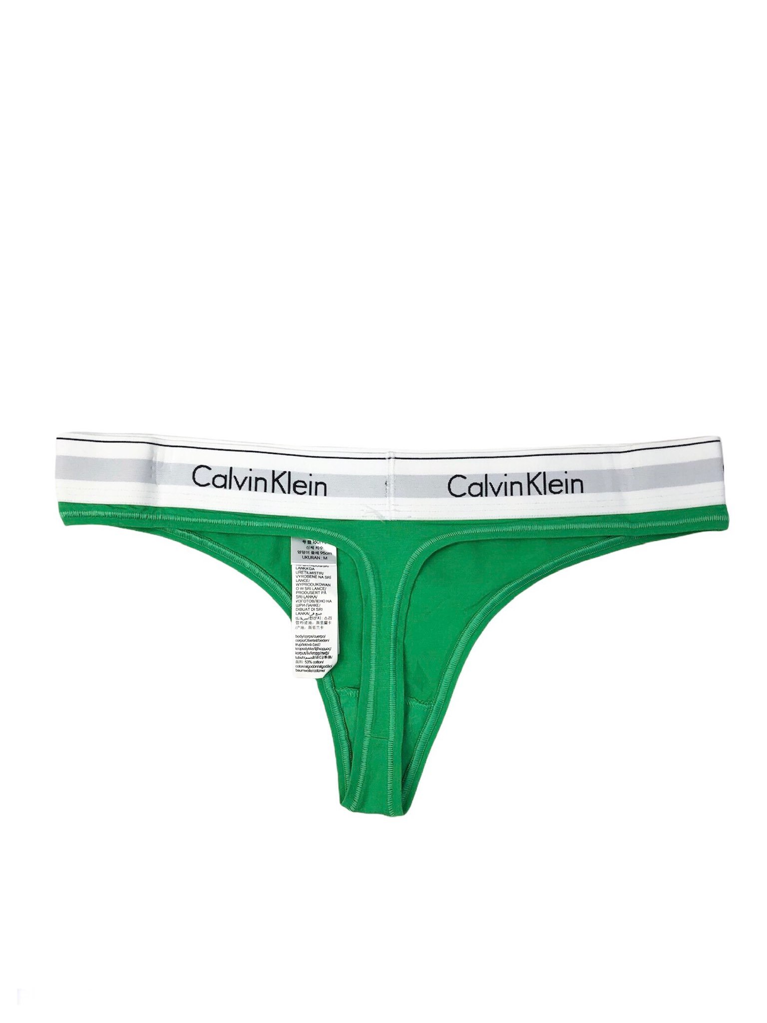 Tanga Calvin Klein color verde de dama 100% original y nuevo