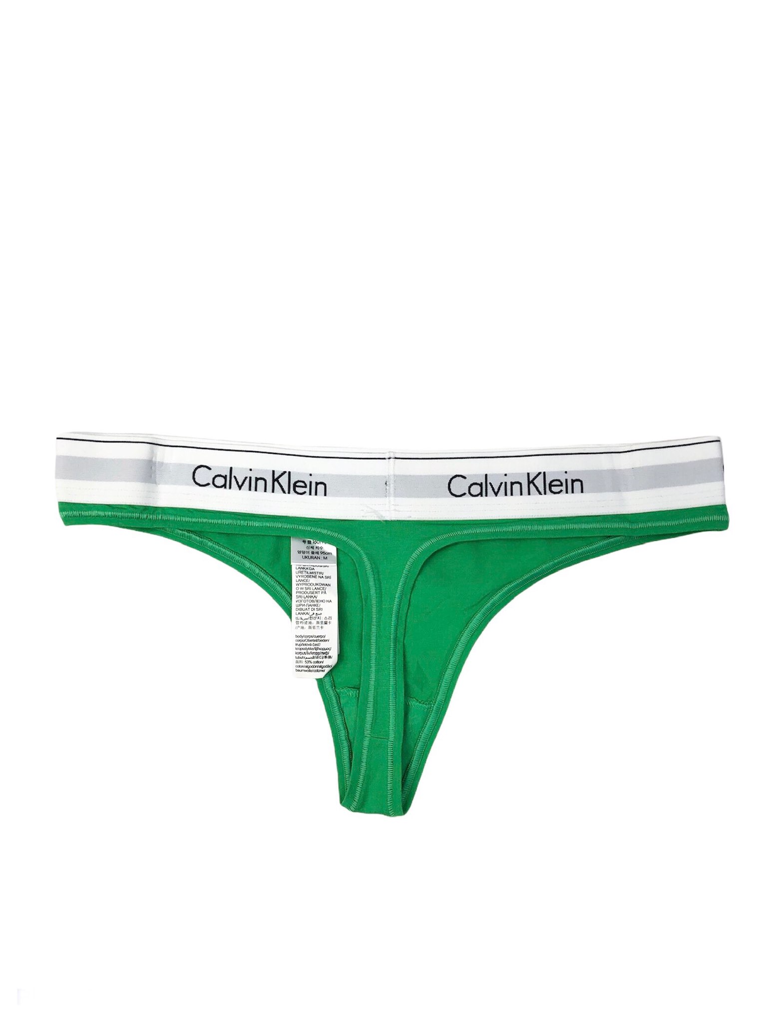 Tanga Calvin Klein color verde de dama 100% original y nuevo
