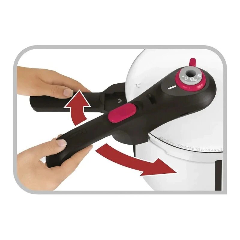 Olla de Presión T-Fal P2530753 6 Lt SECURE 5 Neo Acero Inoxidable