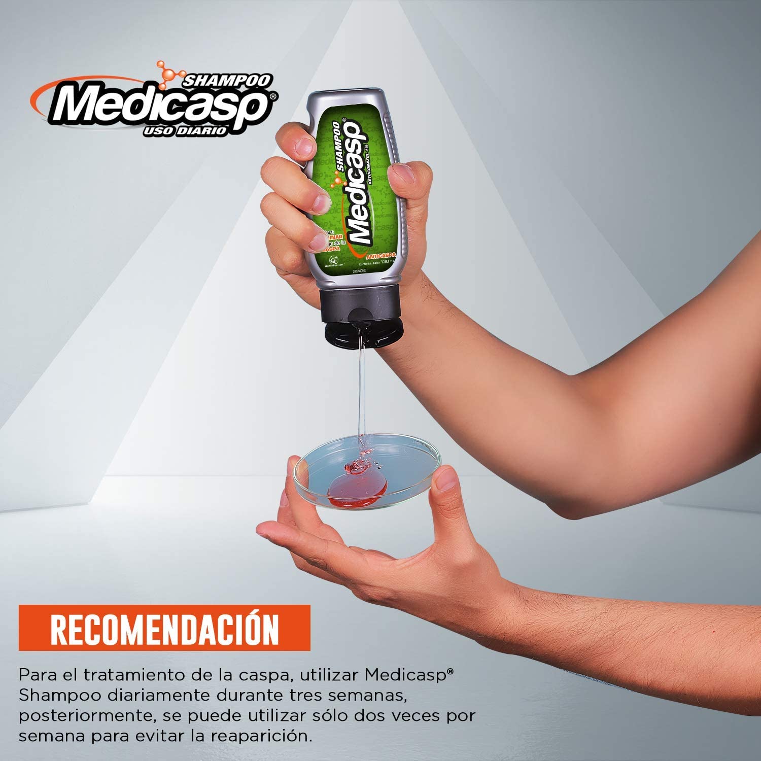 Shampoo Medicasp 597178 Contenido 2 Piezas De 130ml CST