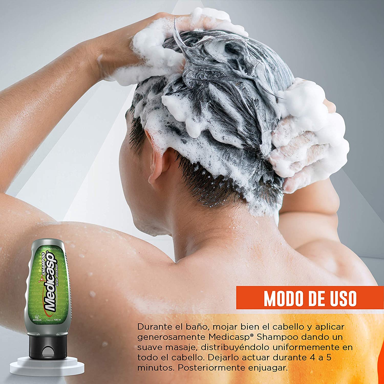 Shampoo Medicasp 597178 Contenido 2 Piezas De 130ml CST
