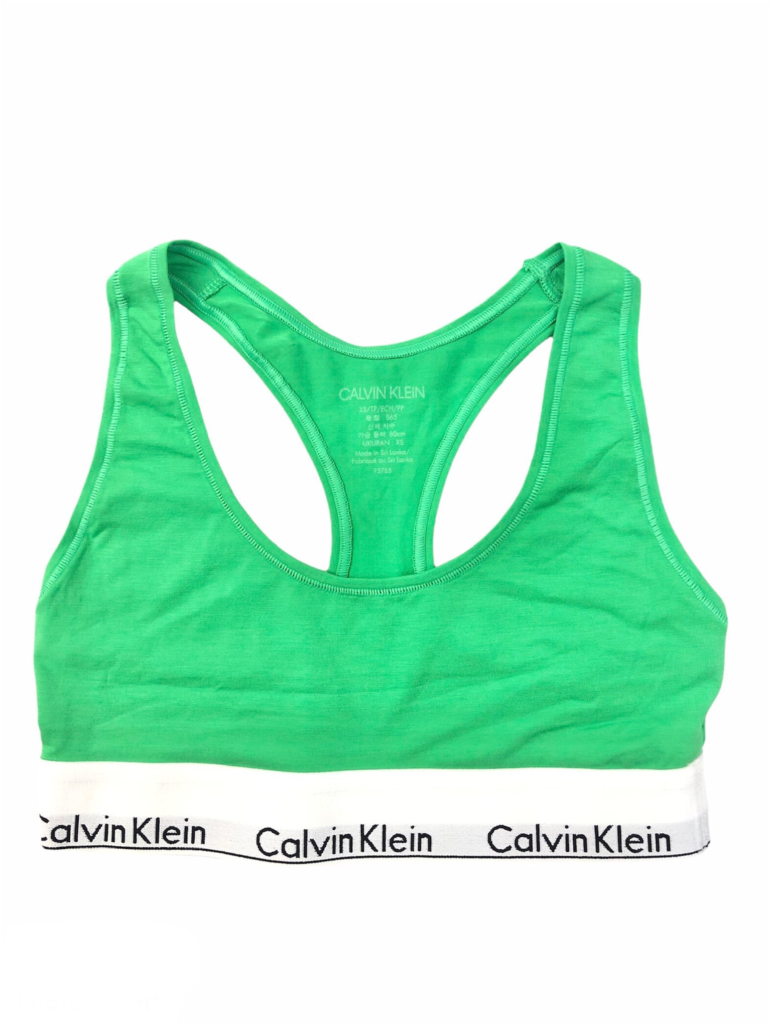 Top Calvin Klein color verde 100 original y nuevo