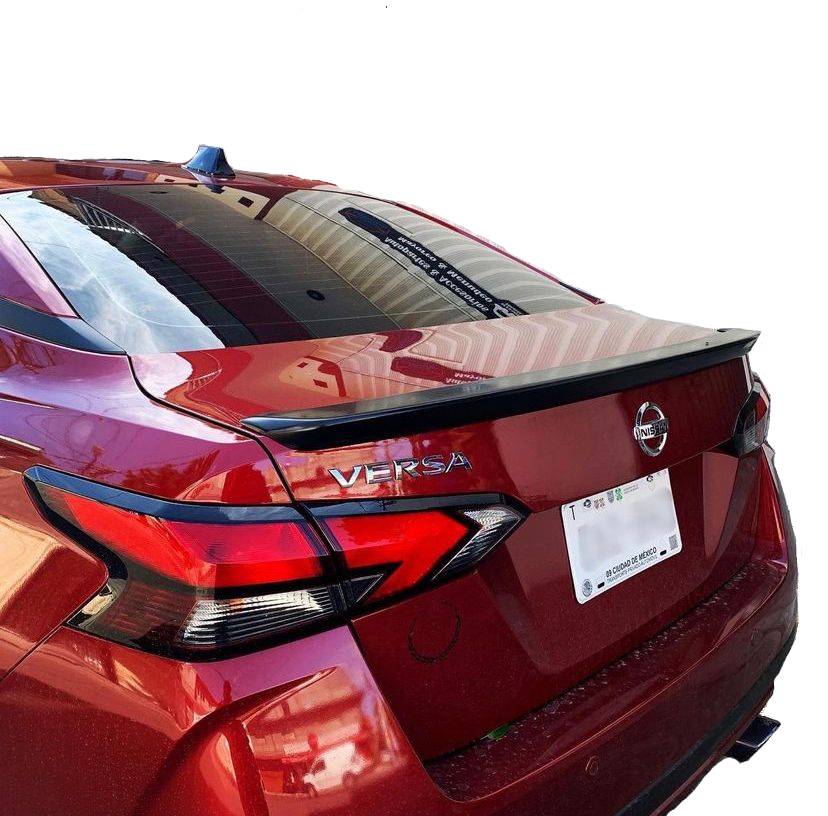 Spoiler Alerón Trasero Para Cajuela Versa 2019-2022 Negro Brillante